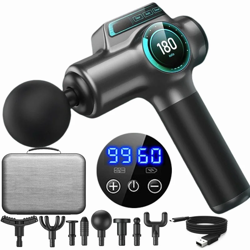 99 속도 전문 근육 마사지 총 마사지 목 및 뒤로 마사지 악기 Dropshipping 피트니스 장비