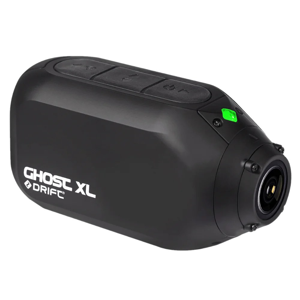 Drift Innovation Ghost XL 액션 카메라, 1080 풀 HD 비디오 카메라, 회전 렌즈 및 대시 캠 모드, IPX7 방수