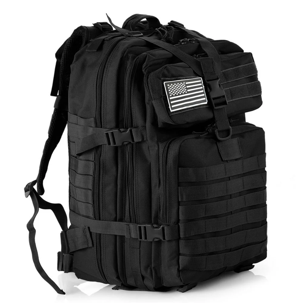 25L/50L 튼튼한 나일론 방수 전술 스포츠 트레킹 낚시 사냥 캠핑 하이킹 가방 배낭 야외 배낭